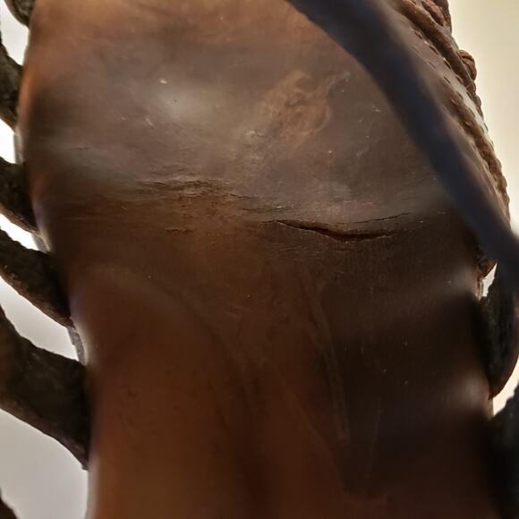 Born Ledisi Womens Size 10.5 Brown Leather Slip On Slide Platform Sandals - Picture 12 of 14